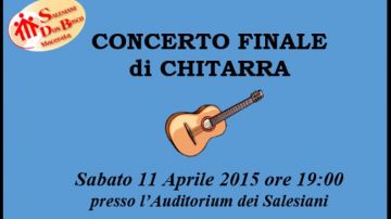 Concerto finale di Chitarra 2015
