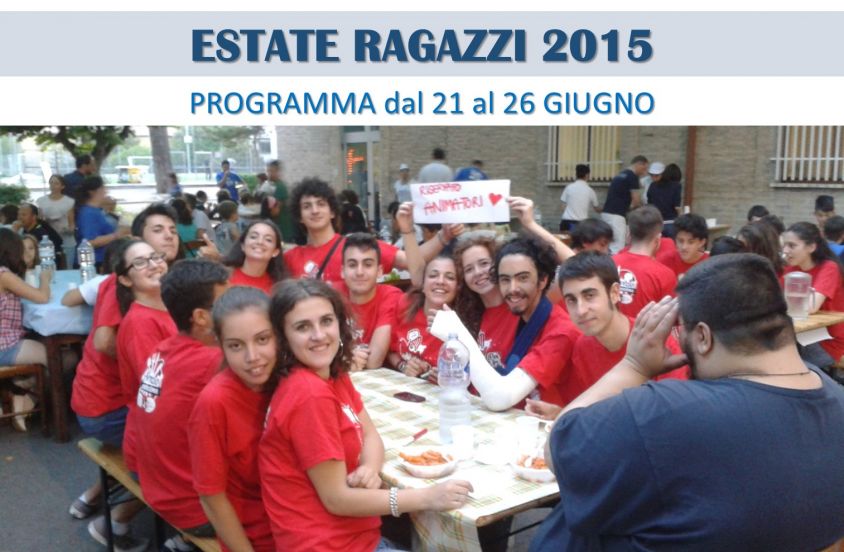 Estate Ragazzi 2015 - Programma Settimana 2