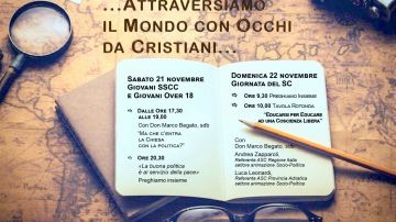 Attraversiamo il mondo con gli occhi da cristiani