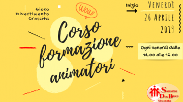 Corso di formazione animatori 2019