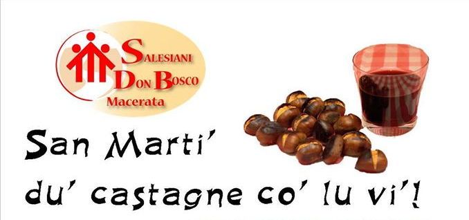 San Martì, du' castagne co' lu vì